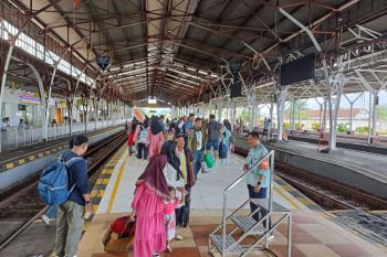 KAI Purwokerto berangkatkan 33.375 penumpang pada H+3 Lebaran