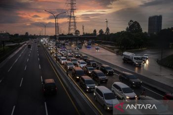 Arus balik Lebaran ruas tol Tangerang-Merak