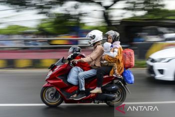 Arus balik Lebaran di Serang
