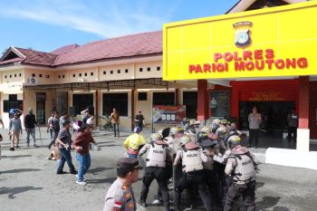 Polres Parimo dan Polda Sulteng siapkan pengamanan kota jelang PSU pilkada