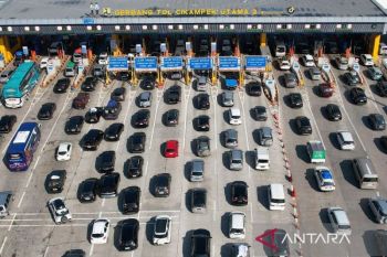 Sebanyak 1,19 juta kendaraan kembali ke Jabotabek pada H1-H+4 Lebaran