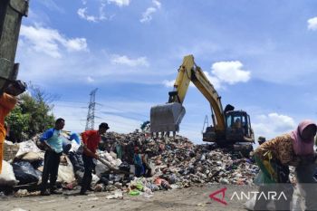 Timbulan sampah di Sukoharjo meningkat selama libur Lebaran