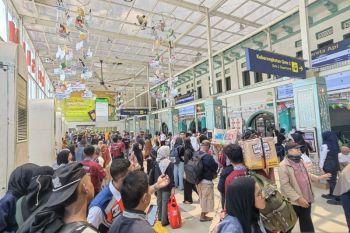 KAI Daop 1: Pemudik berangkat masih tinggi di hari akhir cuti lebaran