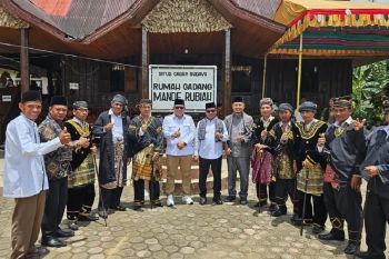 Wabup Risnaldi Ikuti Tradisi Manjalang ke Rumah Mandeh Rubiah