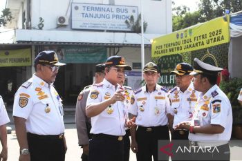 Jumlah penumpang angkutan Lebaran di Jakarta naik 46 persen