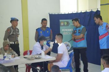 Polda Kaltara Periksa Kesehatan Calon Anggota Polri Jalur Akpol, Bintara dan Tantama