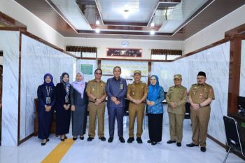 Bupati Lampung Barat lakukan kunjungan silaturahmi Idul Fitri dengan Forkopimda