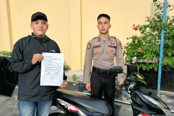 Polres OKU Selatan kembalikan barang titipan warga  setelah Lebaran