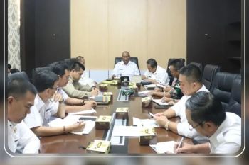 Wakil Bupati Lampung Tengah hadiri rapat pemanfaatan gudang penampung gabah