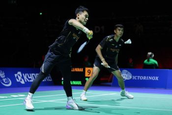 Ganda putra Indonesia Leo/Bagas langsung berbenah hadapi lawan di perempat final