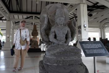 Koleksi museum Majapahit di Trowulan