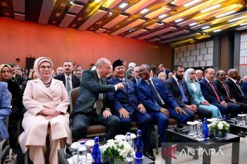 Prabowo berbincang hangat dengan para pemimpin dunia di forum Antalya