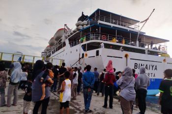 Pemudik di Pelabuhan Bima pada arus mudik dan balik alami lonjakan