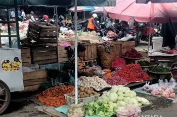 Harga bawang  merah di Baturaja Sumsel melonjak usai Lebaran 2025