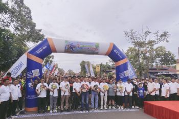Kampanye anti karhutla, ribuan warga Inhu ikuti Fun Run di Rengat