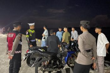 Polres Natuna gencar patroli blue light cegah balap liar