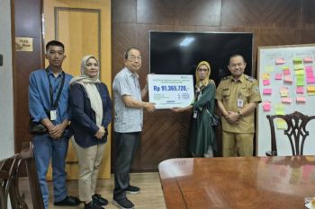 BPJS Ketenagakerjaan serahkan santunan ahli waris sopir PT Saniharto