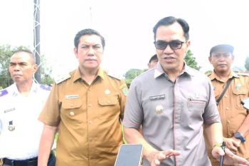 Pemkab Pulang Pisau tata kawasan Bundaran Belah menjadi ikon baru