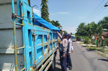 Puluhan truk ODOL terjaring razia di perbatasan Wonogiri