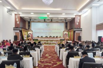 Bupati dan Wabup hadiri Rapat Paripurna Peringatan Hari Jadi Kabupaten Ke-77