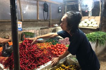 Harga cabe merah di Kota Palembang tembus Rp70.000 per kilogram