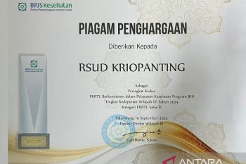 RSUD Kriopanting Payung terima penghargaan FKRTL tahun 2024