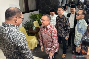 Dasco, Raffi Ahmad, hingga Ahmad Dhani menghadiri halalbihalal Cak Imin