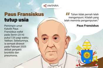 Paus Fransiskus tutup usia