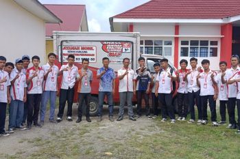 CV Anugerah Perdana lakukan pengawasan uji kompetensi siswa SMK TBSMbinaan honda di Sulteng