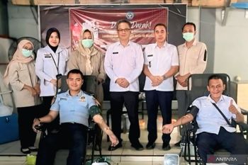Lapas Martapura gelar donor darah di Kabupaten OKU Timur