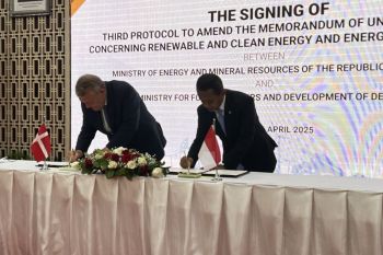 Indonesia, Denmark extend renewable energy cooperation