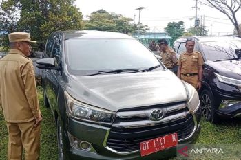 Bupati dan Wabup Butur sidak pajak kendaraan dinas