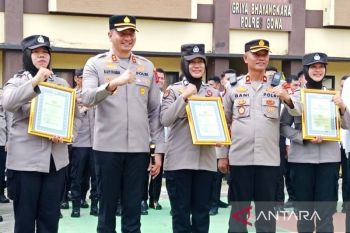 19 polwan Polres Gowa dapat penghargaan di Hari Kartini