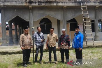 Kemenag Karo Sumut gandeng BPN ukur tanah wakaf  masjid di Kabanjahe