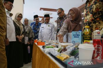 Makanan jamaah haji Aceh selama di pesawat bernuansa khas daerah