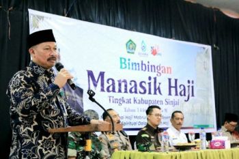 Kemenag Sulsel berikan bimbingan manasik haji di Sinjai