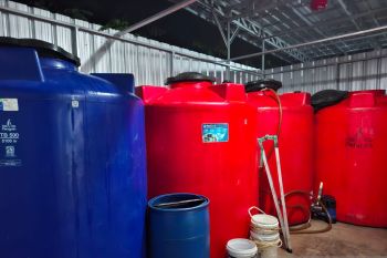 Tim gabungan bongkar praktik penyalahgunaan BBM subsidi di Belitung, empat orang dan 9.000 liter solar diamankan