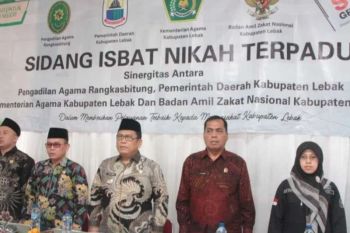 80 pasangan di Lebak ikuti sidang isbat nikah