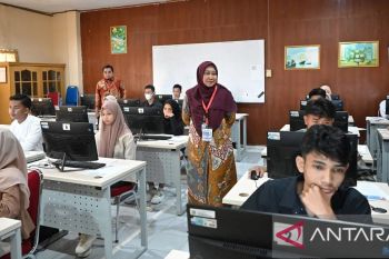 Hari pertama UTBK SNBT di Unri, 2.200 peserta ikuti ujian dengan lancar