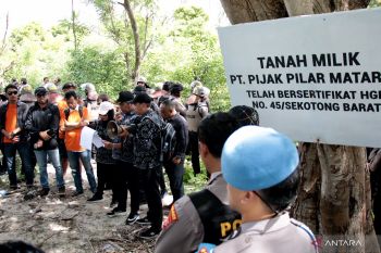 PN Mataram eksekusi sengketa lahan 5,61 ha di Gili Sudak Lombok Barat