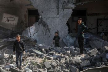 Warga Gaza Palestina suarakan harapan untuk perdamaian abadi