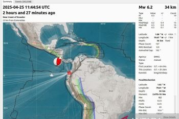 Indonesia tidak terpengaruh gempa 6,2 magnitudo di Ekuador