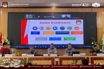 KPU Sulut evaluasi dana kampanye dan penghitungan suara