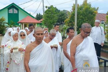 Kemenag lakukan praktik manasik haji JCH asal Bolmut