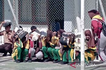 Seratusan pelajar SMA di Aceh ikuti simulasi mitigasi gempa tsunami