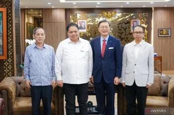 Presiden Prabowo Subianto terima kunjungan delegasi Federasi Industri Korea Selatan