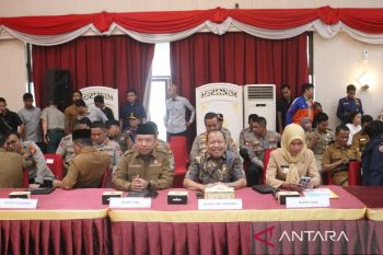 Ikut rakor penanggulangan karhutla bersama Gubri, Sekda Meranti : kita sudah lakukan kesiapsiagaan