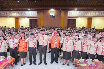 Pramuka Kwarcab Badung tutup Karya Bakti Pramuka Hari Raya Nyepi dan Idul Fitri 2025