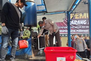 Kapolres: Pemusnahan narkoba 12 kilogram selamatkan 62.500 jiwa
