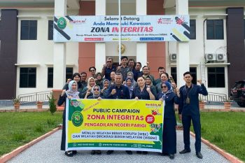 Pengadilan Negeri Parigi gencarkan kampanye zona integritas